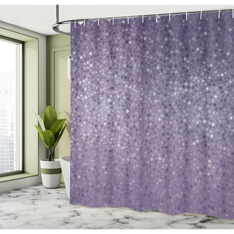 Ensemble de rideau de douche + crochets, H 69 po x l 70 po, Indigo foncé