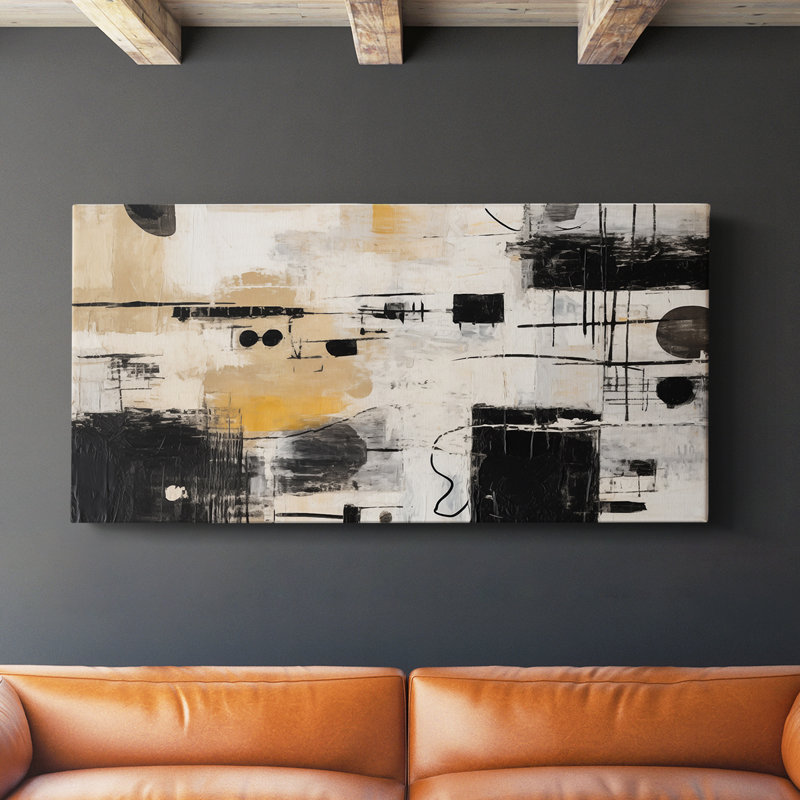 Abstract Series 4 # XXX-Gallery, toile tendue, H 20 po x l 40 po