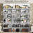 Triple Wide Bookcase 71''X 59''X 9.25''-1295548125