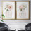 Floral Fragrance I - Ensemble de 2 reproductions d'art
