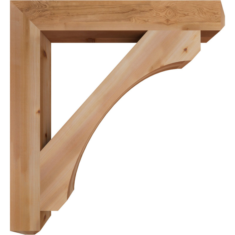 Support lisse Legacy Craftsman, Cèdre rouge, H 48 po x l 5,5 po x P 44 po