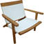 Chaise de patio teck Siri