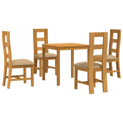 Oak Solid Wood Dining Set