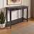 Gael Single Drawer Console Table With Open Shelf in Cappuccino, 29.91'' H X 39.87'' W X 13.53'' D