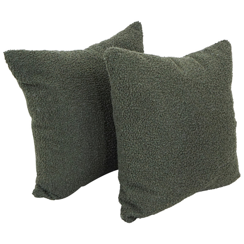 Coussins en fourrure de polyester 17 pouces