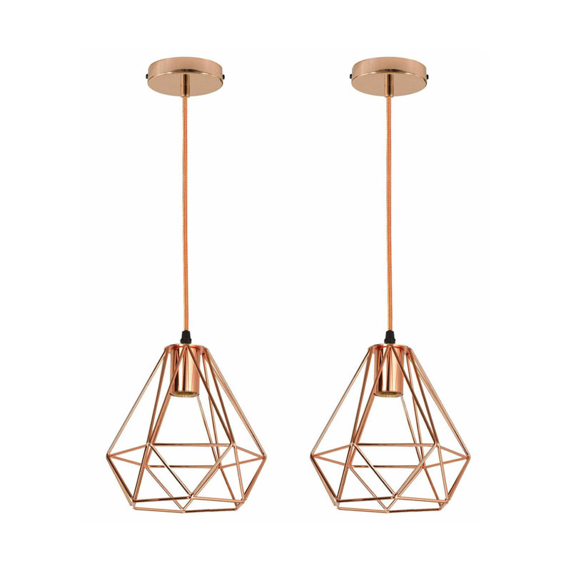 2 - Light Pendant, Rose Gold