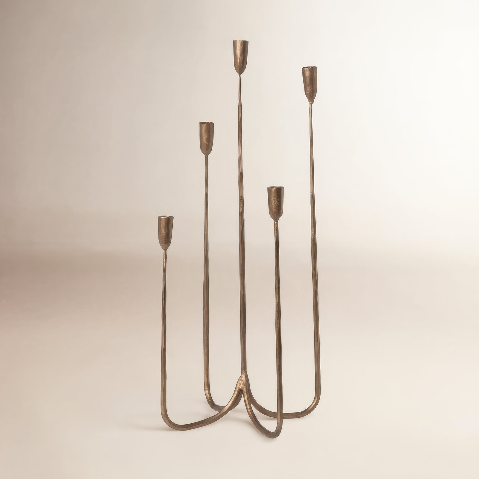 Brass Candelabra, 29" H x 10" W x 10" D