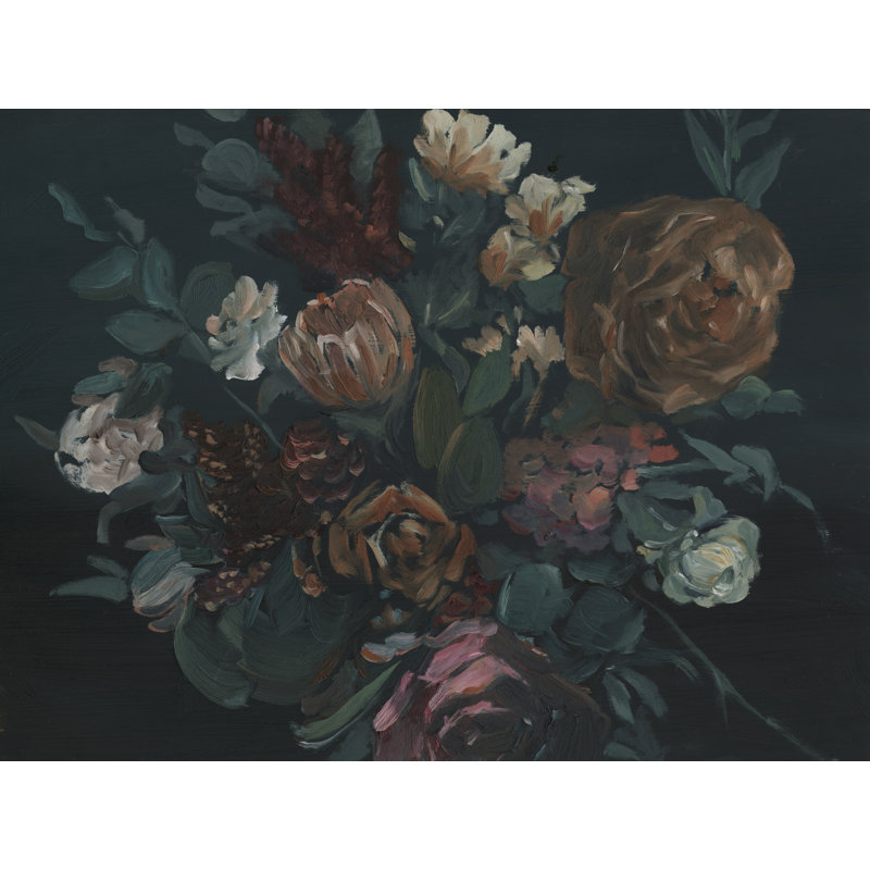 Tawna Antique Floral Still Life I by Ethan Harper - Wrapped Canvas Print, 30 cm H x 46 cm W