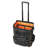 Rolling Tool Bag, 110 lbs Load Capacity, 25 Pockets Heavy-Duty Roller Tool Bag on Wheels, Adjustable Telescoping Handle & Stable Base, Toolbag Organizers with Wheels for Construction, Mechanic