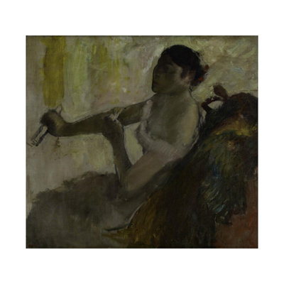 Portrait de Mlle Rose Caron (Portrait of Rose Caron) par Edgar Degas - Estampe numérique