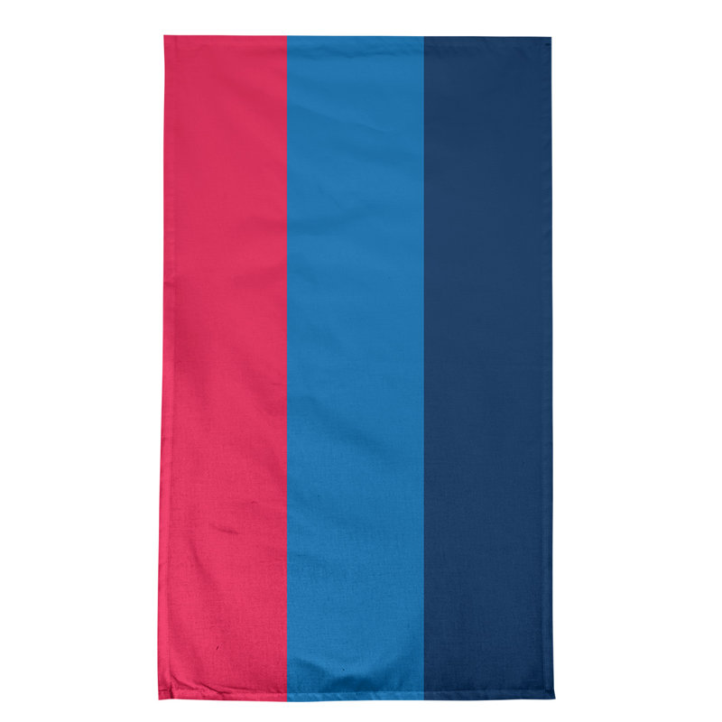 Tea Towel Kitchen Towel, Red/Blue/Navy, Cotton
