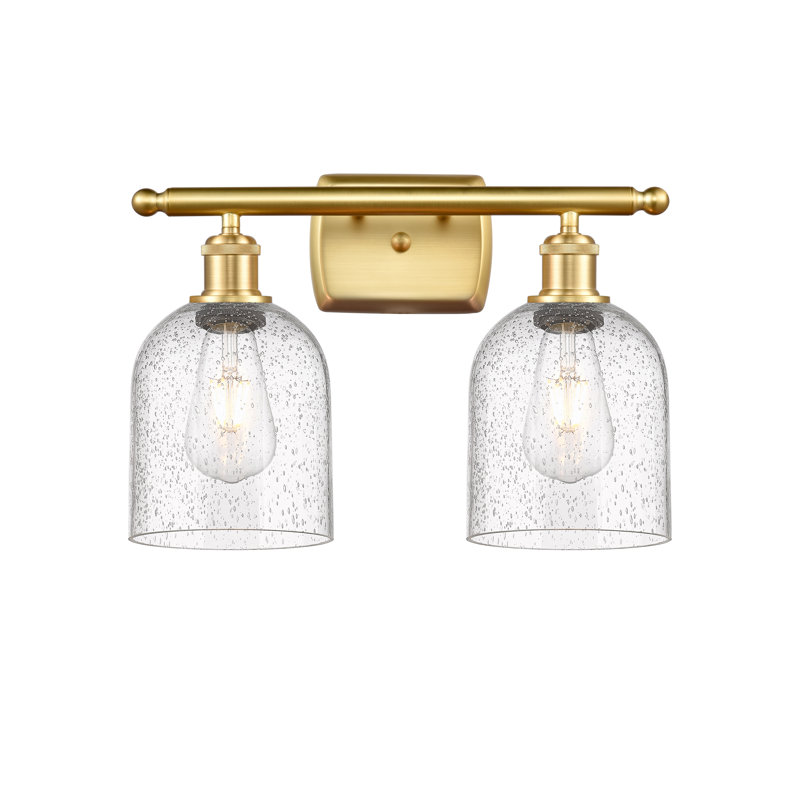 Allysson 2 - Light Dimmable Vanity Light, Seedy, Satin Gold