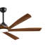 Ventilateur de plafond en bois massif à 6 pales Smart Modern avec télécommande, moteur à courant continu réversible et lumière DEL à intensité variable-573512140-573512141-573512143