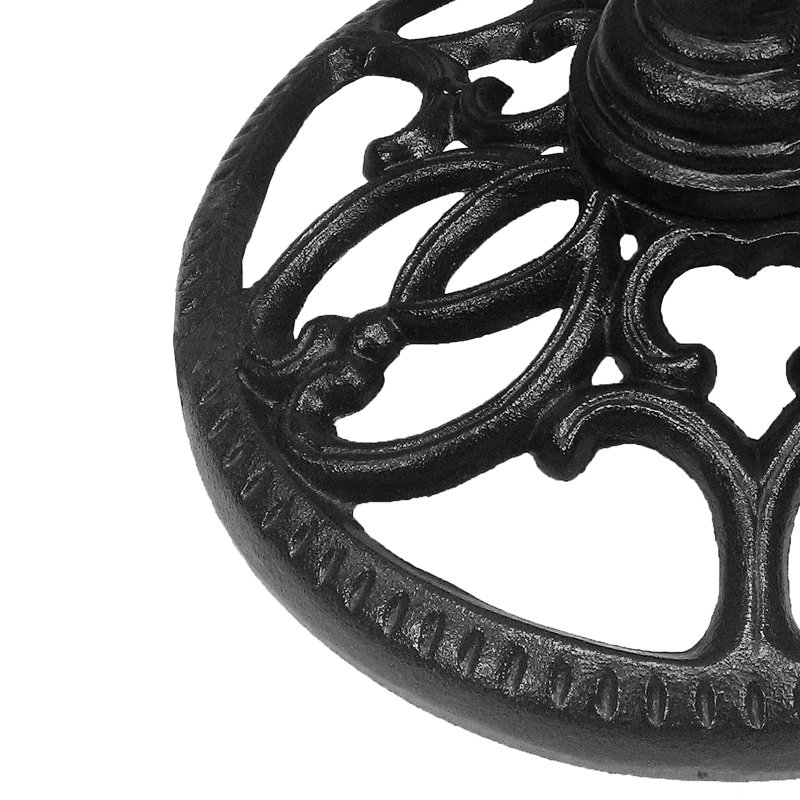 Base de parasol ronde autoportante Dilreet, Noir