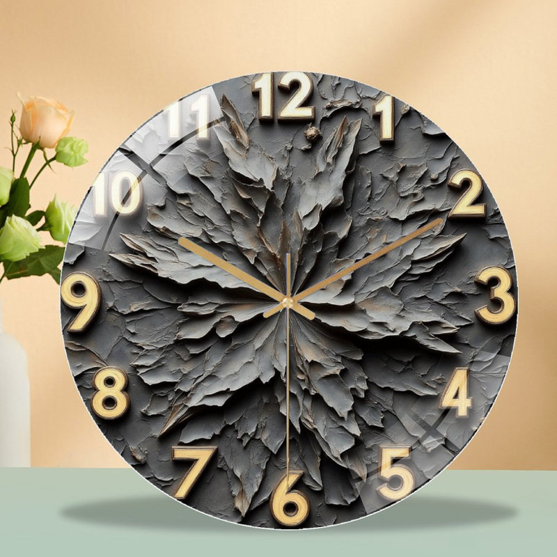 Horloge murale moderne 12 po Modern Artistic