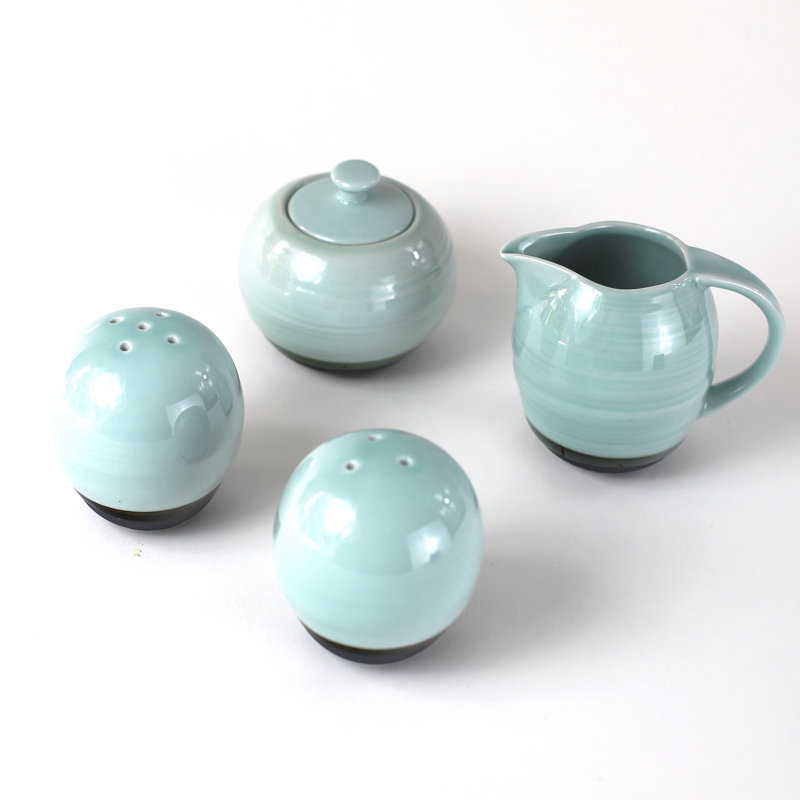 Ensemble d'accessoires de table et de petit-déjeuner 4 pièces Diana