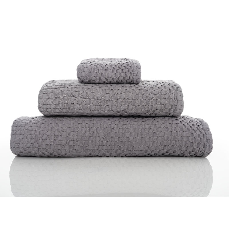 Wild Waffle Waffle Bath Sheet, Anthracite