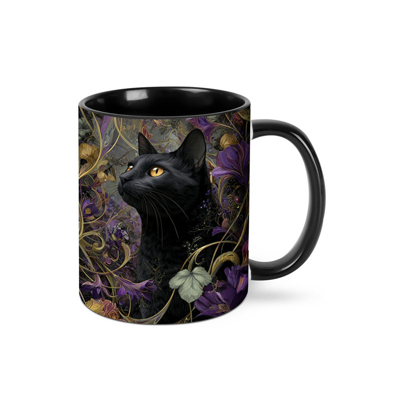Cat Coffee Mug Novelty Tea Cup Ceramic Mugs 11oz Cute Coffee Cups