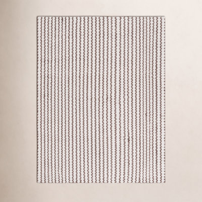 Hand-Woven Chevron Cotton Rug