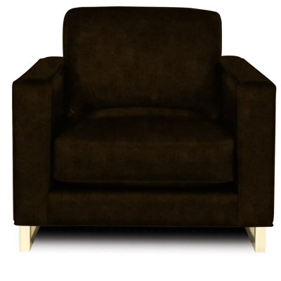 Fauteuil en cuir véritable Penelope