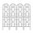 4 Pack Metal Garden Trellis