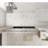 Frameless Shower Door 56-60 "W X 76" H, 1/4 "(6 Mm) Clear Tempered Glass, Explosion Proof Film, Stainless Steel Handle-120984818