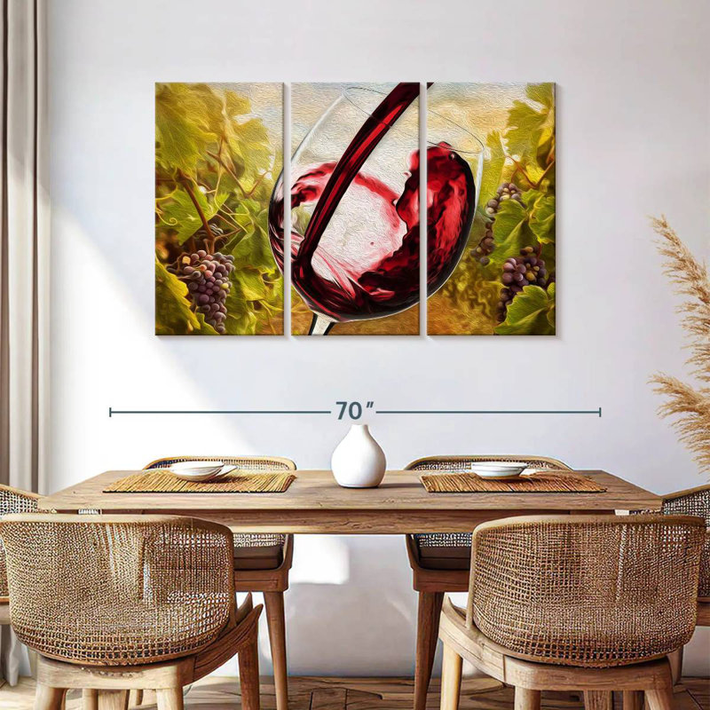 Yarlin Tuscan Vineyard, 36" H x 57" W