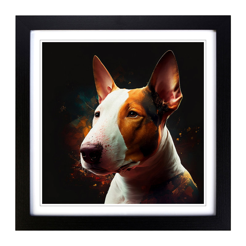 Single Picture Frame Print on Wood, Black