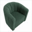 Fauteuil d'appoint pivotant avec repose-pieds Sage Green-125155019