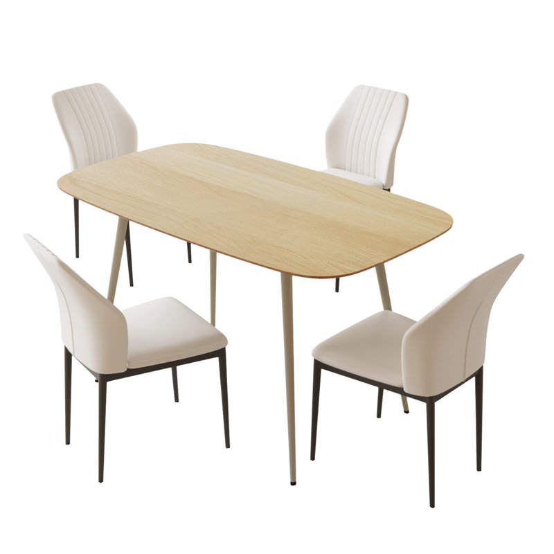 4 - Person Dining Set, White