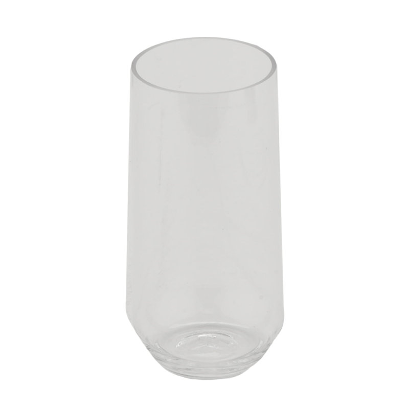 Verres à boisson en plastique GET via BPA-BreaksResistant en plastique transparent (lot de 12), 16 oz