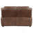 Worthington Dark Brown Padded Arm Loveseat