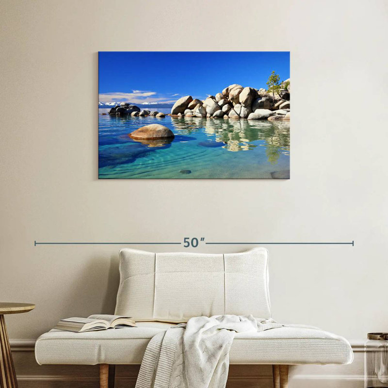 Alvord Peaceful Lake Tahoe, H 24 po x l 36 po