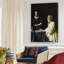 «Mistress and Maid» - Toile tendue sur châssis par Jean Vermeer-1246412359