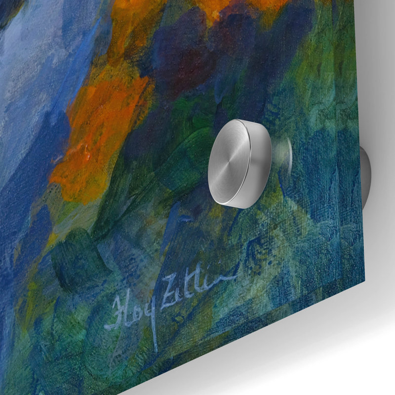 «Epk Art» par Floy Zittin, art mural en verre acrylique 36 po x 36 po Epic Art, H 36 po x l 36 po