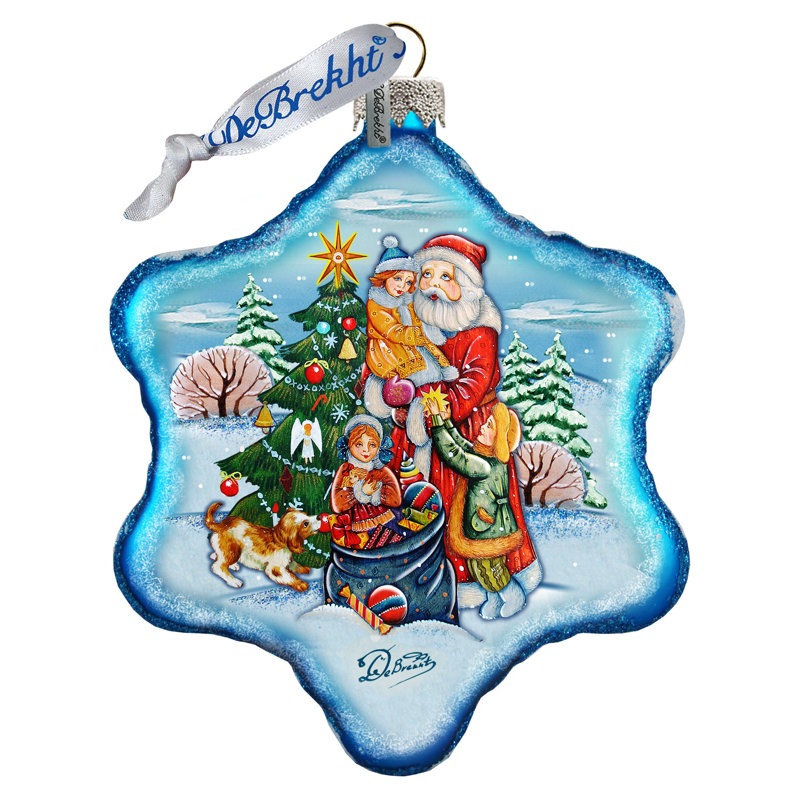 Ornement en forme de flocon de neige Holiday Splendor Guardian