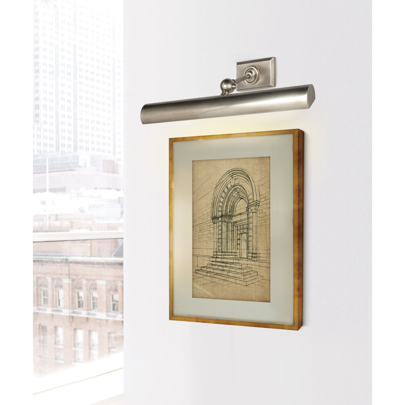 Chapman & Myers 18" Cabinet Maker's Picture Light, Polished Nickel