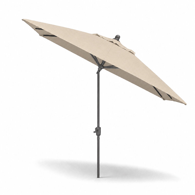 SunbUmbrella 9 pi 10 po x 6 pi 6 po Olivier, Gris en vedette, Toile Sunbrella® beige antique