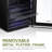 Kalamera 17Inch Mini Beverage Fridge Refrigerator- 120 Cans Freestanding Drink Cooler