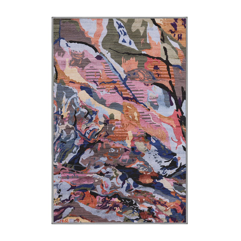 Hannibal Abstract Indoor Rug, Rectangle 5' x 7'