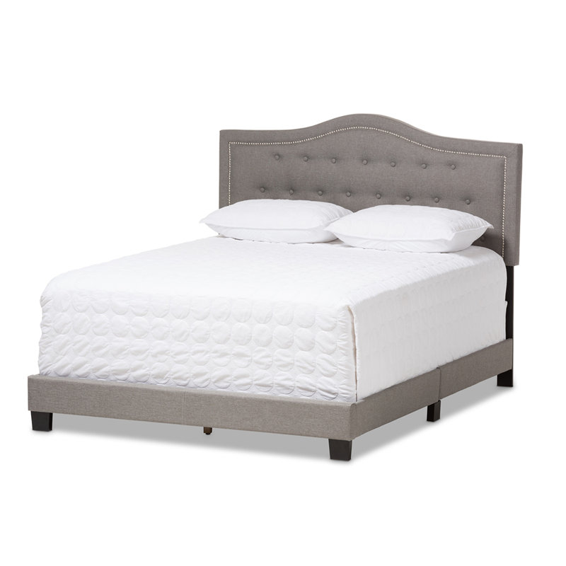 Manthey Upholstered Standard Bed, Gray, King