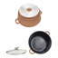 SQ Professional Nea 5 Pieces Aluminium Non-Stick Cookware Set with Glass Lids-1506269155