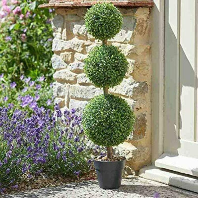 80cm Faux Pine Topiary in Planter