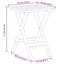Side Table Foldable Solid Wood Poplar-781413168