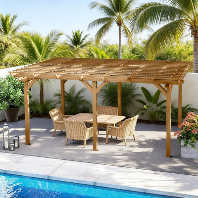 Wooden Gazebo,Outdoor Pergola Grape Trellis