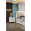 Single Nightstand With Acrylic Handles, 2-Drawer Bedside Table For Home