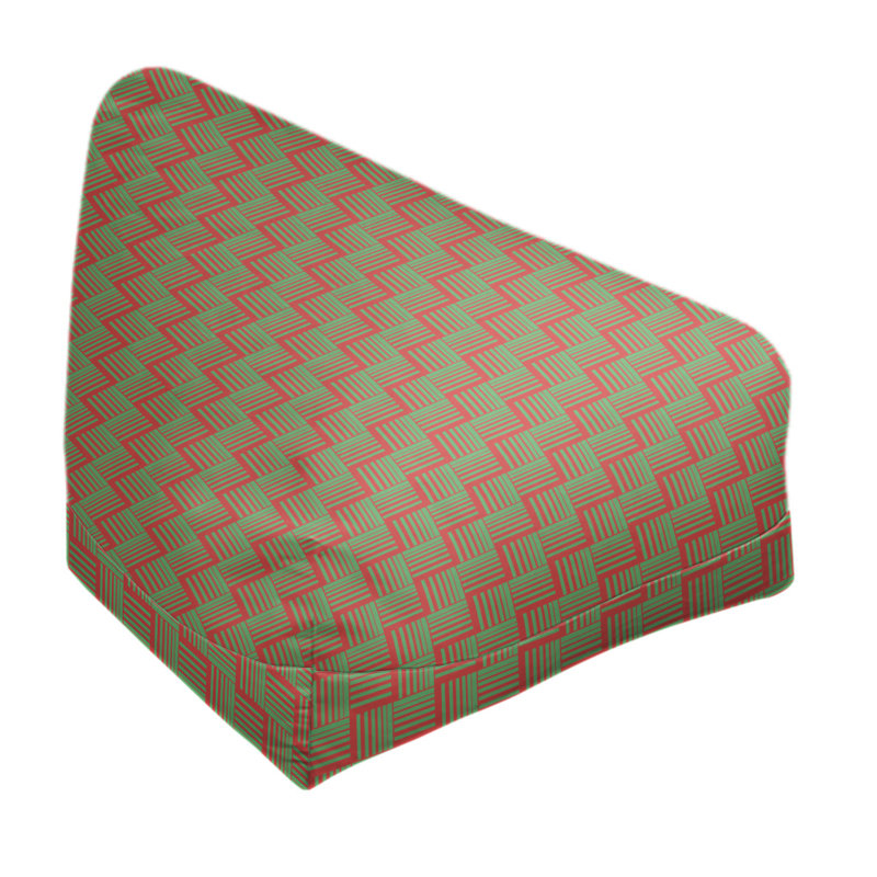 Fauteuil à billes et méridienne standard, Red/Mint Green, H 25 po x l 27 po x P 30 po