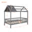 Lit simple en bois avec clôture (lit)-814322810