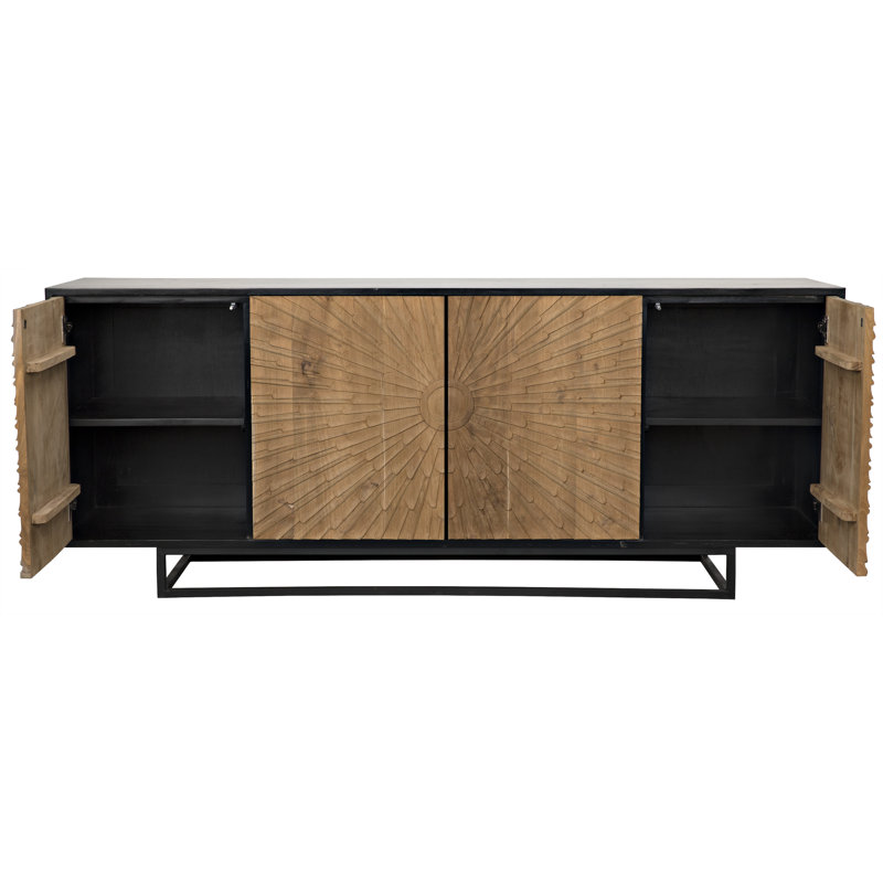 Ra 76'' W Solid Wood Buffet