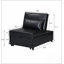Repose-pieds pliant Choix confortable, fonctions multiples, design classique et canapé-lit d'angle douillet